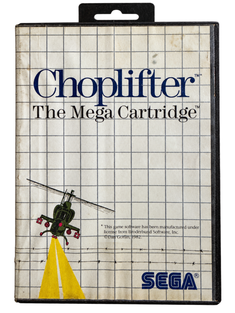 Sega Master System Choplifter — The Mega Cartridge (1986)